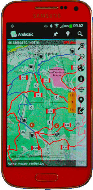 mappe Aprica per smartphone